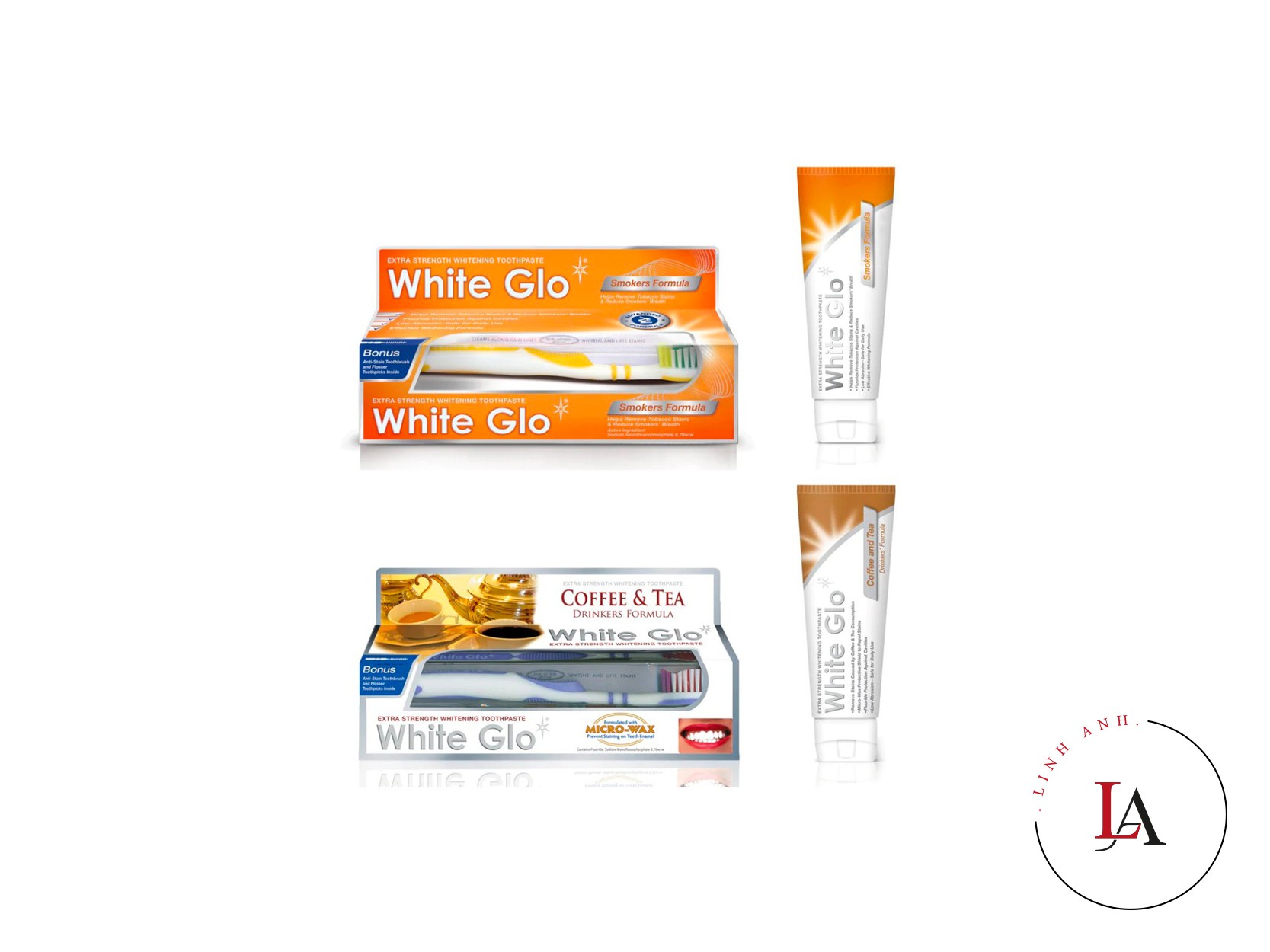 Kem đánh răng White Glo 150g/100ml